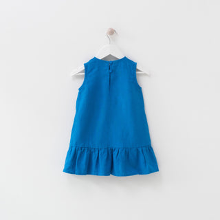 Leinenkleid Swan für Kinder, French Blue 3