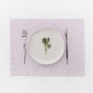Leinen-Tischset, Lavender Fog 1