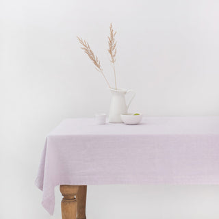 Leinen-Tischdecke, Lavender Fog 1
