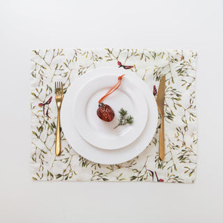 Leinen-Tischset, Mistletoe 1