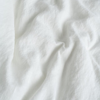 White Leinen Bettbezug-Set 11